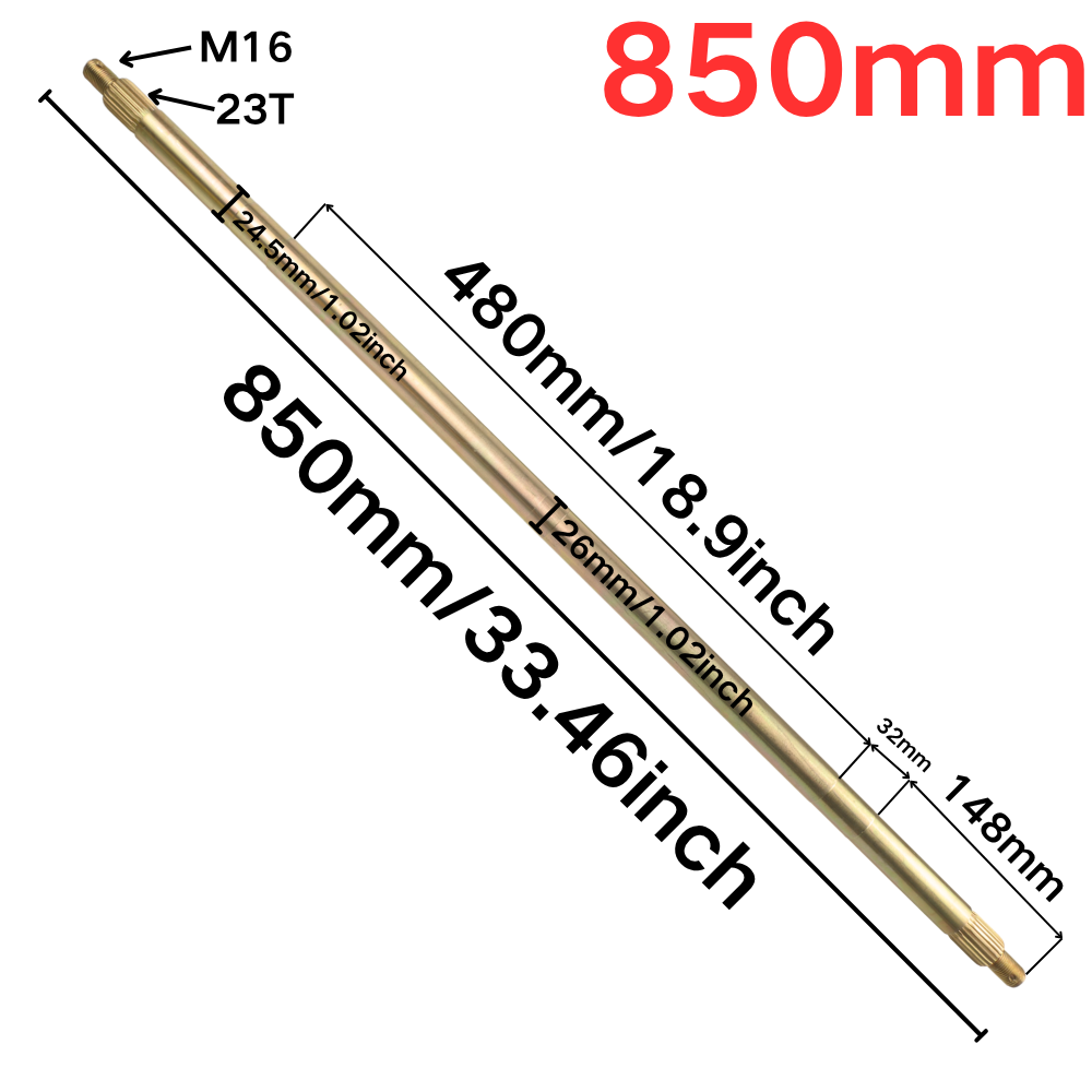 850mm Rear Axle Complete Set W - đánh giá và giá Sprocket