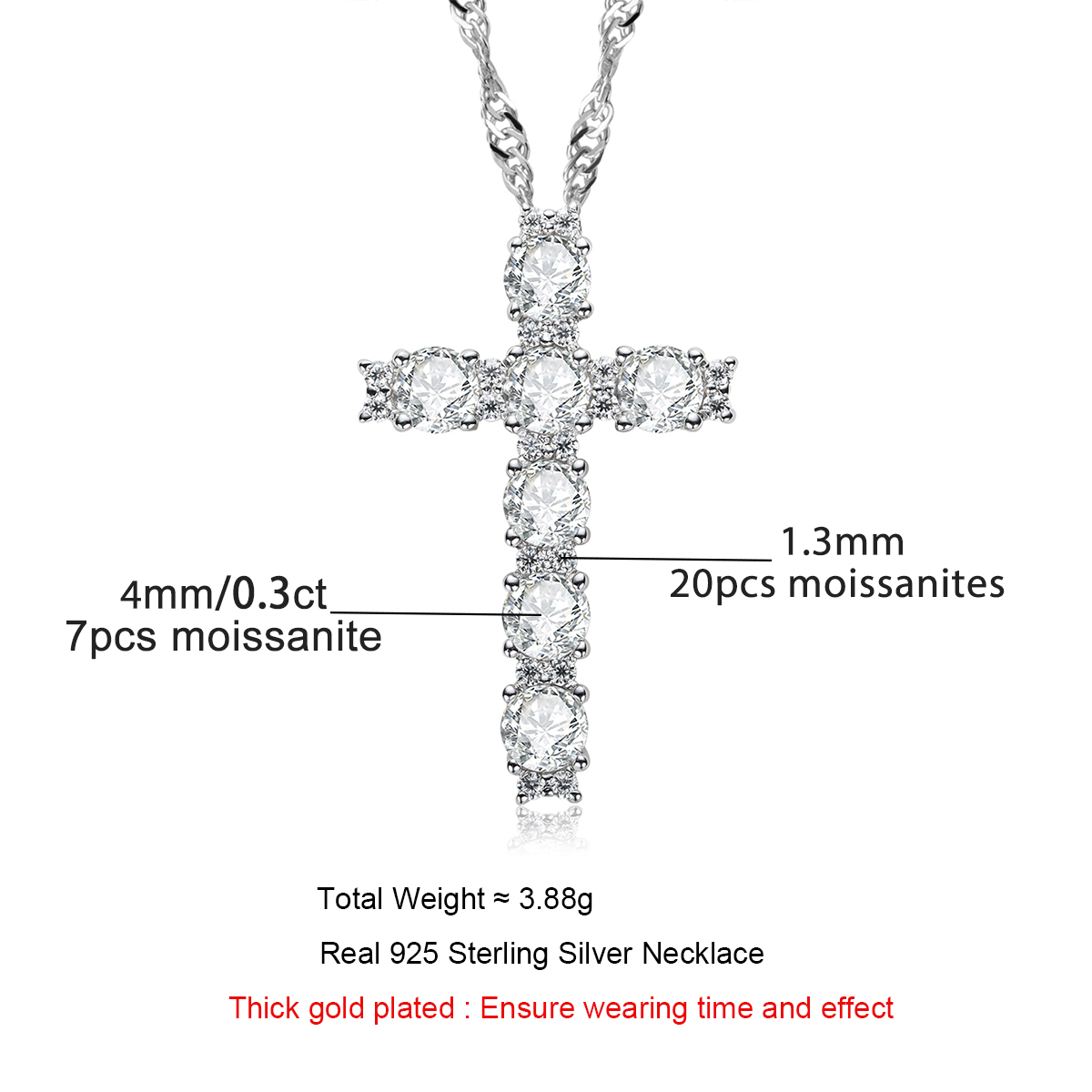 AnuJewel 4MM 2.1 Carat D Màu M - đánh giá và giá Ansi Chain