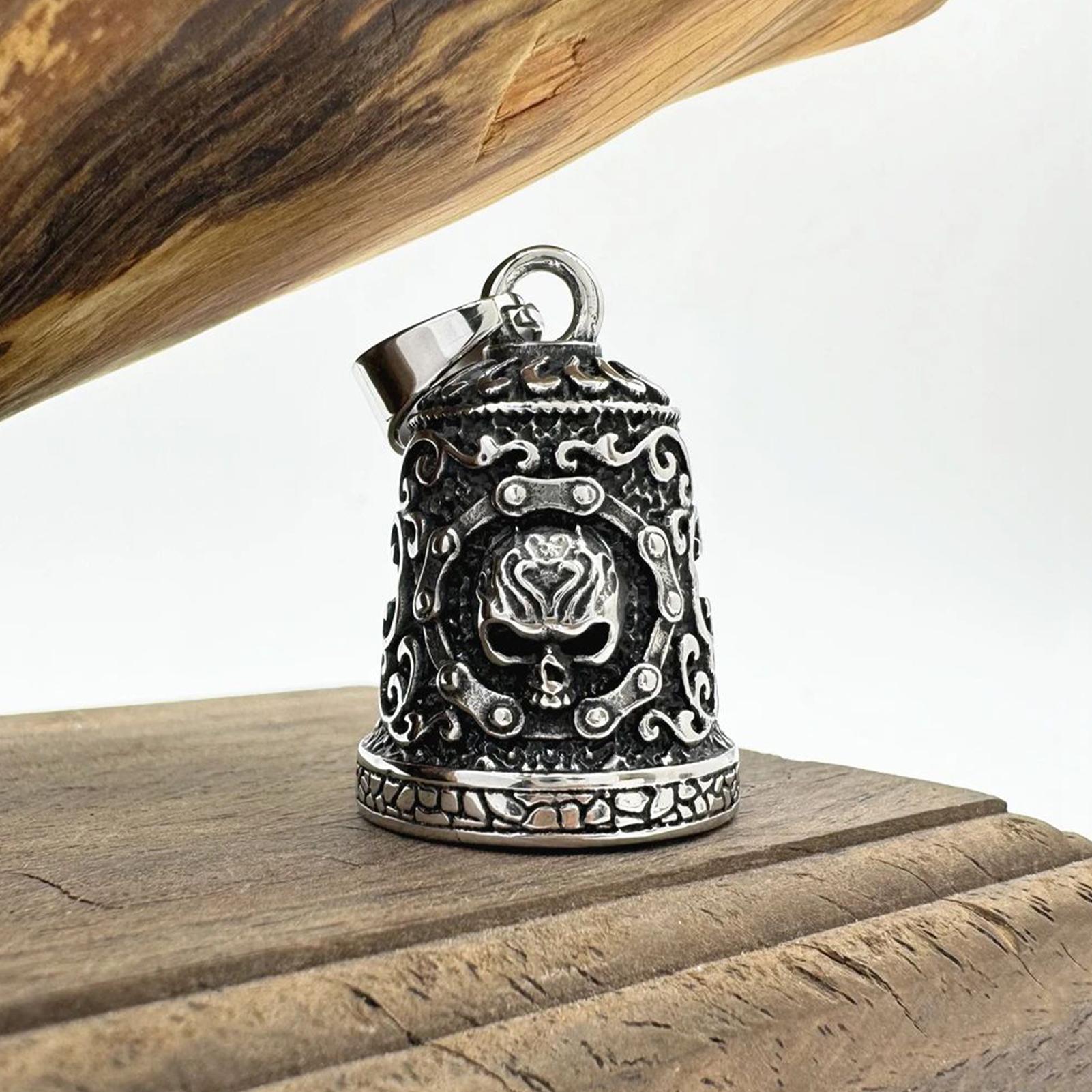 Skull Bell Charm Motorcycle Be - đánh giá và giá Motorcycle Chain